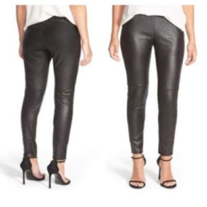 Trouve Faux Crackled Leather Leggings Size XS